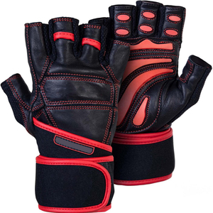 Guantes de Cuero Originales de Media Palma de la Mejor Calidad para Entrenamiento, Gimnasio, Deportes al Aire Libre, Ciclismo, Motociclismo, Pesca, Diseño Suave para Uso Diario, para Hombre - Product Image 5
