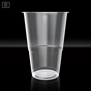 Vasos de plástico PP desechables con tapa en incoloro/6 colores Opción de logotipo del cliente para servir bebidas frías - Product Image 2