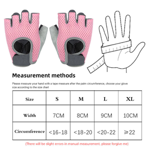 Gants de musculation unisexes à demi-doigts en mesh avec sangle de poignet réglable pour la salle de sport - Product Image 5