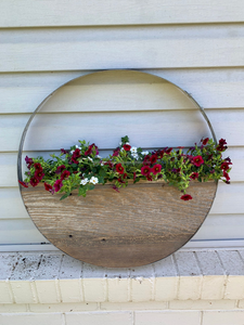 Jardinière rectangulaire murale en bois poli durable, style américain moderne, pour jardin, balcon, maison - Product Image 3