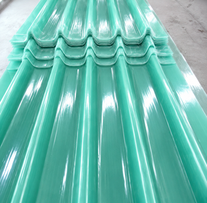 Lámina Translúcida de FRP y Lámina para Techos, Panel Corrugado de Plástico Reforzado con Fibra de Vidrio Resistente a los Rayos UV para Tragaluces Industriales - Product Image 2