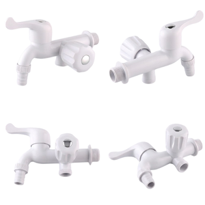 Grifo de Doble Salida Personalizado OEM, Blanco, ABS, Resistente al Óxido, Multifunción, para Baño, Grifo de Agua para Lavabo VN139PP-T7 KSN Vietnam - Product Image 3