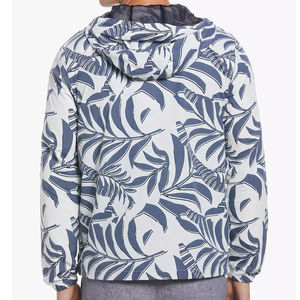 Veste coupe-vent imperméable de haute qualité avec capuche, design élégant, style streetwear, logo frontal, réversible, pour l'hiver - Product Image 2