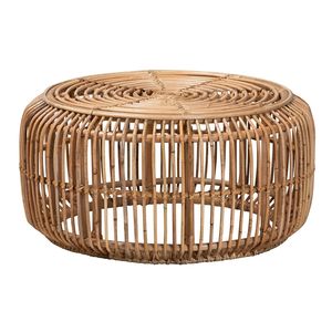 Multifunctional Rattan Coffee <b>Table</b> <b>With</b> <b>Storage</b> Space And Durable Wooden Structure For Everyday Home Use - Product Image 4
