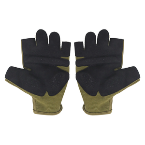 Custom Half-finger Gym Fitness Gloves <b>Foam</b> <b>Padding</b> Bodybuilding Training Palm Protection Cross-fit Weightlifting Unisex workout - Product Image 2