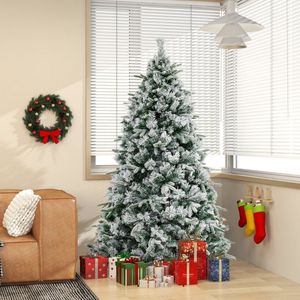 Albero di Natale con 250 LED Bianco Caldo e 752 Punte di Rami Misti per Decorazioni Festive - Product Image 2