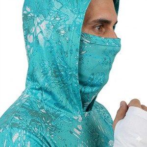 Oem Factory Latest Wholesale Waterproof Anti-UV UPF 50 Anti-Bacterial 100% Polyester Long Sleeve Woven Quick Dry Fishing - Product Image 4