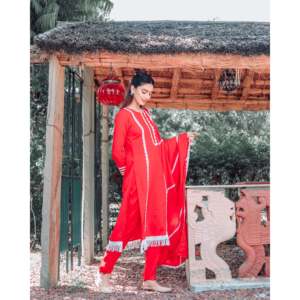 Ensemble de costume en satin rouge brillant pour femmes, taille XS - Product Image 6