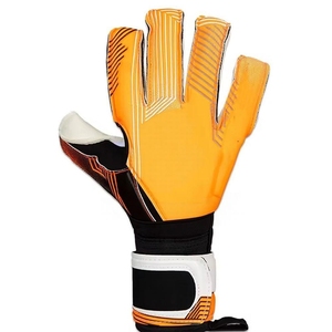 Gants de gardien de but de football avec paume renforcée améliorée, protection flexible des doigts, sangle de poignet sécurisée, grip en latex respirant - Product Image 2