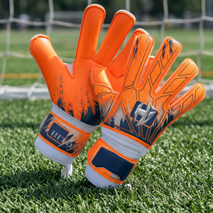 Guantes de Portero de Fútbol de Látex Alemán de Alta Calidad, Personalizados, Profesionales y de Protección, Mayorista de Guantes de Portero de Pakistán - Product Image 3