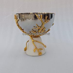 Corbeille à fruits en métal de luxe léger, plateau à collations, style nordique, en acier inoxydable, pour bureau, décoration intérieure, livraison gratuite - Product Image 1