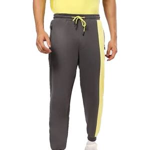 Pantalon de jogging en toile décontracté léger avec logo personnalisé, nouveau style ample et droit pour homme, effet délavé - Product Image 1