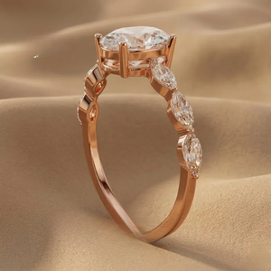 Nuevo Anillo de Diamantes de Diseño Moderno con Corte Ovalado de 1.00ct a 3.00ct, Cultivado en Laboratorio, para Bodas, para Venta de Exportación desde India - Product Image 4