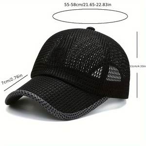 Gorra Deportiva Unisex de Lona de Secado Rápido, Ajustable, Ligera y Transpirable, Ideal para Deportes al Aire Libre, Correr, Senderismo y Trotar - Product Image 5
