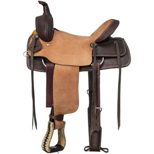 Silla de Montar Western de Cuero Genuino Premium para Caballos, Equipo Profesional para Carreras de Barriles y Senderismo, Proveedor de Exportación Directo de Fábrica - Product Image 1
