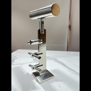 Sistema de Palledium, Perno de montaje superior cuadrado de 22mm, placa Base de 8 "de altura, pasamanos, piezas estructurales, Villa moderna AKOSRAIL - Product Image 3