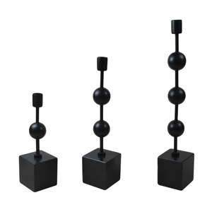 Metallic Waterproof Heat Resistant Durable Iron Candle Stand with <b>Painted</b> Finish for Home Villa Dinner Wedding Decor - Product Image 1