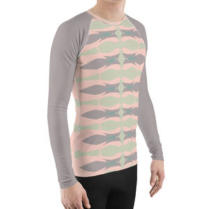 Rashguard à manches longues 100% bonne qualité pour hommes, nouveau design, col rond, pour la gym et le fitness, pour adultes. - Product Image 4