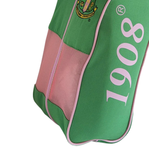 AKA USB Port <b>Backpack</b> Green Pink Laptop <b>School</b> Travel <b>Backpack</b> Embroidered Crest <b>Large</b> Capacity Book Bag with USB Charging Port - Product Image 5
