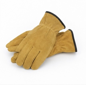 Durable Grain Leather <b>Rigger</b> <b>Gloves</b> Reinforced Cuff Enhanced Grip Heat Resistant Anti-Slip Breathable Flexible Customizable High - Product Image 5