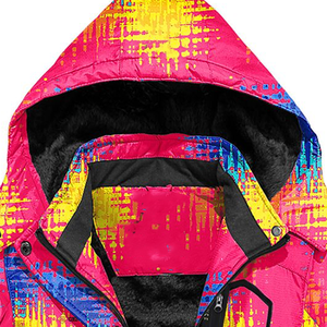 Chaqueta de Snowboard Unisex Personalizada, Impermeable, Aislada, Ligera, con Cremallera, Forro de Microfelpa, Capucha Desmontable y Ajustable - Product Image 6