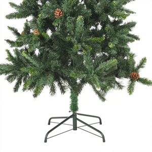 Árbol de Navidad preiluminado artificial verde 70,9 con juego de bolas - Product Image 6
