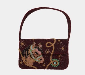 Sac à main bandoulière personnalisable brodé de perles de qualité supérieure, motif floral, pochette de soirée tendance pour femme - Product Image 4