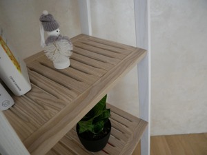 Estante de Escalera de Madera y Metal para Uso Diario, Organizador de Estudio, Estante de Almacenamiento para Oficina, Escuela, Biblioteca, Hecho a Mano en India - Product Image 5