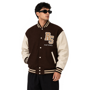 Best Custom Made 100% Wool Hip Hop <b>Winter</b> Sleeve Streetwear Letterman Varsity <b>Jacket</b> for Men - Product Image 5