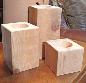 Rustic Wooden Handmade Christmas <b>Candle</b> Holder for <b>Weddings</b> Festive Events <b>Gifting</b> Customized Bark Edges <b>Candle</b> Stand Home Decor - Product Image 4