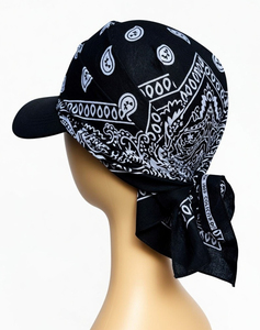 Nouvelle arrivée : Casquette de baseball style vintage avec bandana rouge cramoisi, couleur et impression personnalisées, faible MOQ - Product Image 5