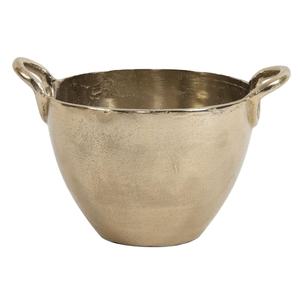 Bol à fruits décoratif en aluminium Bols de rangement pour biscuits et bonbons avec poignée Meilleur prix Bol contemporain de service en métal - Product Image 1