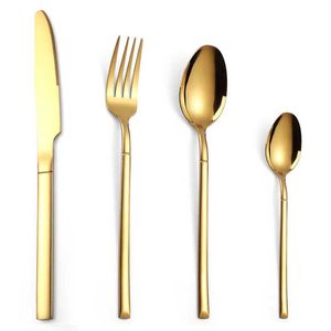 Ensemble de couverts modernes en acier inoxydable pour la cuisine et la table à manger, durables, résistants à la rouille, finition élégante et polie, longue durée de vie - Product Image 3