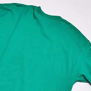 Camiseta Verde de Cuello Redondo para Hombre, 100% Algodón, Secado Rápido, Manga Corta, Informal, Básica - Product Image 6