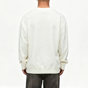 เสื้อฮู้ดผู้ชายผ้าฝ้ายเฟรนช์เทอร์รี่ 100% หนา 500gsm เป็นมิตรกับสิ่งแวดล้อม ปี 2026 สำหรับฤดูหนาว พิมพ์ลายซิลค์สกรีนตามสั่ง ทรงโอเวอร์ไซส์ ไม่มีซิป - Product Image 2