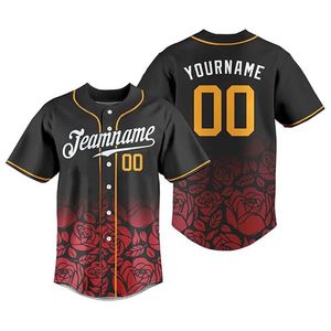 Camisetas de Béisbol Auténticas de Color Personalizado, Camiseta de Béisbol Tipo Pullover, Ropa de Béisbol y Sóftbol, Camisetas Transpirables con Botones - Product Image 6