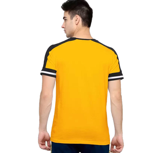 เสื้อครอปแขนสั้นคอวีแต่งขอบตัดสีสไตล์ High Street พร้อมโลโก้สั่งทำพิเศษสำหรับผู้หญิง ผ้าฝ้ายใส่สบายสำหรับฤดูร้อน - Product Image 3