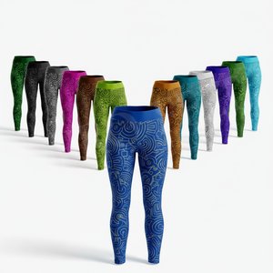 Premium Quality Seamless All Over Printed Yoga Leggings for Women Fashionable Partywear Fitness Gym Running Workout <b>Tight</b> Pants - Product Image 1