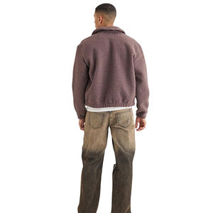 Jeans en denim délavé sur mesure de haute qualité pour hommes, coupe décontractée ample, style classique, pantalon vintage délavé pour hommes - Product Image 3