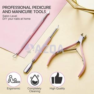 Juego de cortacutículas y empujador de alta calidad para uñas limpias y suaves, ideal para salones profesionales o uso personal - Product Image 5