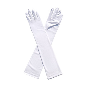 Gants d'opéra en spandex pour femmes, longueur coude, style vintage Charleston, extensibles pour mariage et soirée - Product Image 3