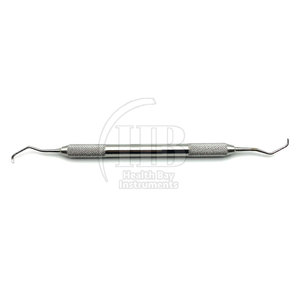 Curettes chirurgicales dentaires manuelles de précision en acier inoxydable, outils ergonomiques de détartrage parodontal, instruments de traitement buccal - Product Image 2
