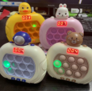 Nhanh chóng đẩy bong bóng cạnh tranh Trò chơi giao diện điều khiển loạt thần tài đồ chơi với màn hình LED hiển thị cho trẻ em - Product Image 3