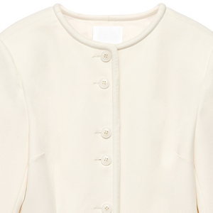 เสื้อเบลเซอร์ผู้หญิง ปกคอวี ติดกระดุมด้านหน้า ผ้าโพลีเอสเตอร์ผสมวิสโคส ระบายอากาศได้ดี ไม่ยับง่าย แขนยาว ดีไซน์หรูหรา - Product Image 3