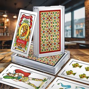 Cartas de Juego Españolas Personalizadas - Papel de 310 g/m² en Caja de Plástico para Uso Familiar, Mazo de 40/50 Cartas - Product Image 2