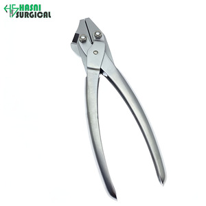 Ciseaux à os manuels de haute qualité, pinces à bec plat, coupe-fils en K, instruments chirurgicaux orthopédiques en acier inoxydable - Product Image 4