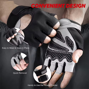 Protection Training Fitness <b>Sports</b> <b>Gloves</b> Palm Padded Shock Absorber Hand Protect Weightlifting Cycling <b>Sports</b> Training <b>Gloves</b> - Product Image 5