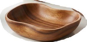 Cuenco de Madera Pulida con Pedestal, Cuenco de Madera de Mango para Servir y Mezclar, Ecológico, Hecho a Mano, para Frutas, Ensaladas, Hogar, Bodas, Mesa de Comedor - Product Image 3