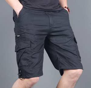 Wholesale Men's Casual Cargo <b>Shorts</b> Mid Waist 100% Cotton Eco-Friendly Breathable Drawstring Closure From Pakistan - Product Image 3
