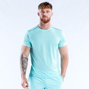 เสื้อยืดออกกำลังกายผู้ชาย ไอซ์คัลเลอร์ ดรายฟิต น้ำหนักเบา แขนสั้น สำหรับวิ่งและออกกำลังกาย ขายส่ง เสื้อยืดผู้ชายสำหรับฝึกซ้อม - Product Image 1
